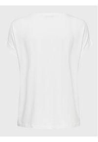 only - ONLY T-Shirt Moster 15106662 Biały Loose Fit. Kolor: biały. Materiał: wiskoza
