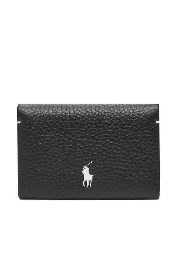 Polo Ralph Lauren Portfel 427949873014 Czarny. Kolor: czarny. Materiał: skóra