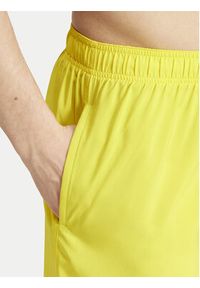 Adidas - adidas Szorty kąpielowe Solid CLX IR6218 Żółty Regular Fit. Kolor: żółty. Materiał: syntetyk #3