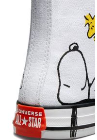 Converse trampki Converse x Peanuts kolor biały. Nosek buta: okrągły. Zapięcie: sznurówki. Kolor: biały. Materiał: guma #6