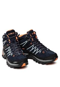 CMP Trekkingi Rigel Mid Wmn Trekking Shoes Wp 3Q12946 Granatowy. Kolor: niebieski. Materiał: skóra, nubuk #5