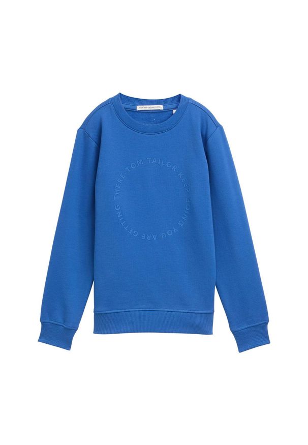 bonprix - Bluza marki Tom Tailor. Kolor: niebieski. Materiał: bawełna