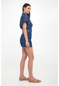 Elisabetta Franchi - Kombinezon damski jeansowy ELISABETTA FRANCHI. Materiał: jeans #3