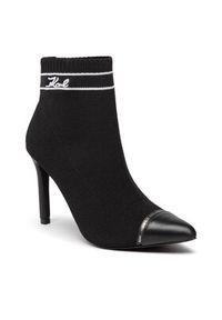 Karl Lagerfeld - KARL LAGERFELD Botki KL31352 Czarny. Kolor: czarny. Materiał: materiał #5