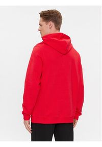 Reebok Bluza Identity Fleece Stacked Logo Pullover Hoodie IM3281 Czerwony. Kolor: czerwony. Materiał: bawełna