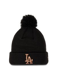 New Era Czapka Infill Bobble La Dodgers 60364332 Czarny. Kolor: czarny. Materiał: akryl, materiał