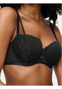 Triumph Biustonosz z fiszbiną Palina Moonlight Kiss 10224803 Czarny. Kolor: czarny. Materiał: syntetyk #5