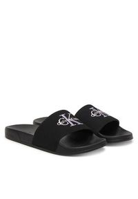 Calvin Klein Klapki Ess Slide Cv HW0HW02958 Czarny. Kolor: czarny. Materiał: materiał #6