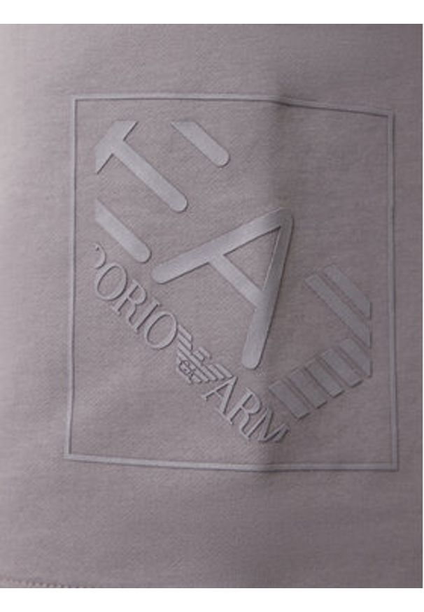 EA7 Emporio Armani Szorty sportowe 7M001491 AF17787 U8086 Szary Regular Fit. Kolor: szary. Materiał: bawełna. Styl: sportowy