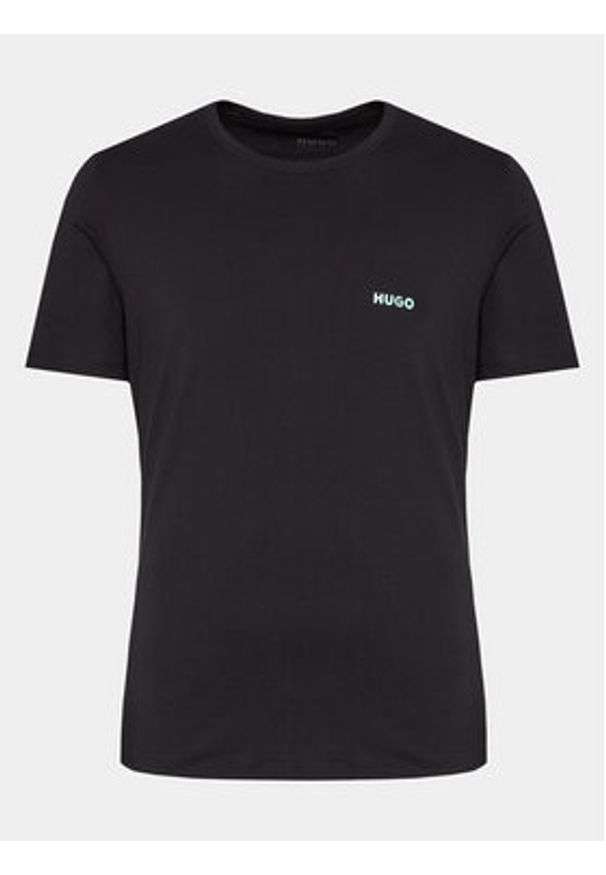 Hugo Komplet 3 t-shirtów 50480088 Czarny Regular Fit. Kolor: czarny. Materiał: bawełna