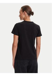 Liu Jo Sport T-Shirt TF5162 JS923 Czarny Regular Fit. Kolor: czarny. Materiał: bawełna. Styl: sportowy #5