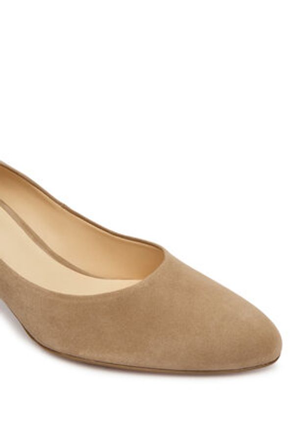 HÖGL Czółenka 1-106002 Beżowy. Kolor: beżowy. Materiał: zamsz, skóra