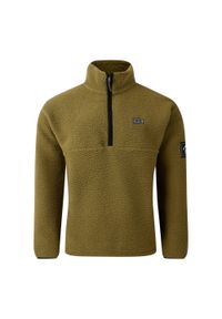 DARE 2B - Bluza Polarowa Męska Suwak Do Połowy Twin Tip. Kolor: zielony. Materiał: polar. Sezon: zima. Styl: sportowy. Sport: turystyka piesza #1