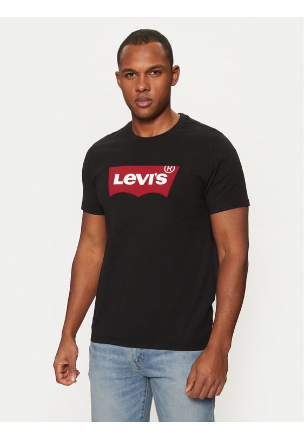 Levi's® T-Shirt Housemark Tee 17783-0137 Czarny Regular Fit. Kolor: czarny. Materiał: bawełna