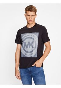 Michael Kors T-Shirt 6F36G10091 Czarny Regular Fit. Kolor: czarny. Materiał: bawełna