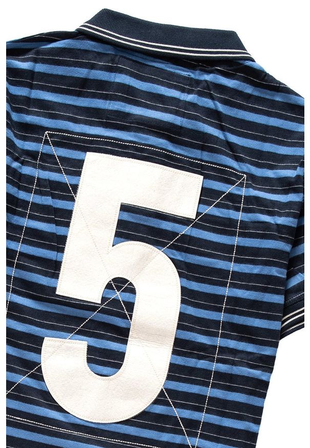 Jack & Jones - POLO JACK & JONES NUMBERS POLO 12063787 DARK. Typ kołnierza: polo. Wzór: aplikacja