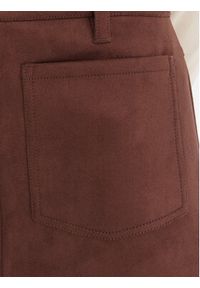 BARDOT - Bardot Spódnica z imitacji skóry Lorenzo 59673SB1 Brązowy Regular Fit. Kolor: brązowy. Materiał: skóra #2
