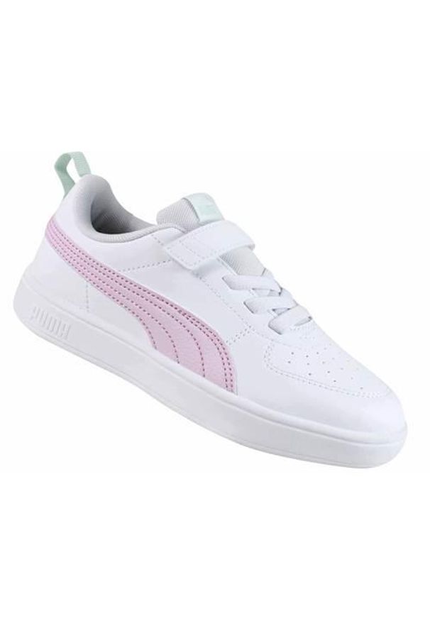Buty do chodzenia dla dzieci Puma Rickie Ac Ps. Kolor: biały. Materiał: materiał, syntetyk. Szerokość cholewki: normalna. Sport: turystyka piesza