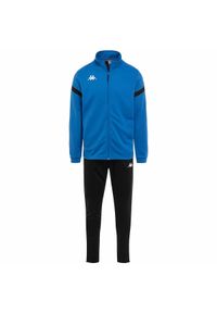 Dziecięcy dres Kappa Dalcito. Okazja: na uczelnię. Kolor: niebieski, wielokolorowy, czarny. Materiał: dresówka. Styl: sportowy #1