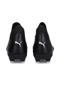 Buty piłkarskie męskie Puma Ultra Pro Fgag. Kolor: biały, wielokolorowy, czarny. Materiał: materiał, syntetyk, tkanina. Szerokość cholewki: normalna. Sport: piłka nożna