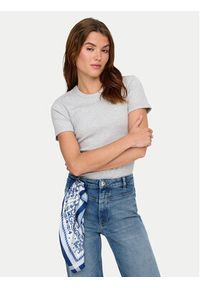 only - ONLY T-Shirt Val 15339774 Szary Slim Fit. Kolor: szary. Materiał: bawełna #2