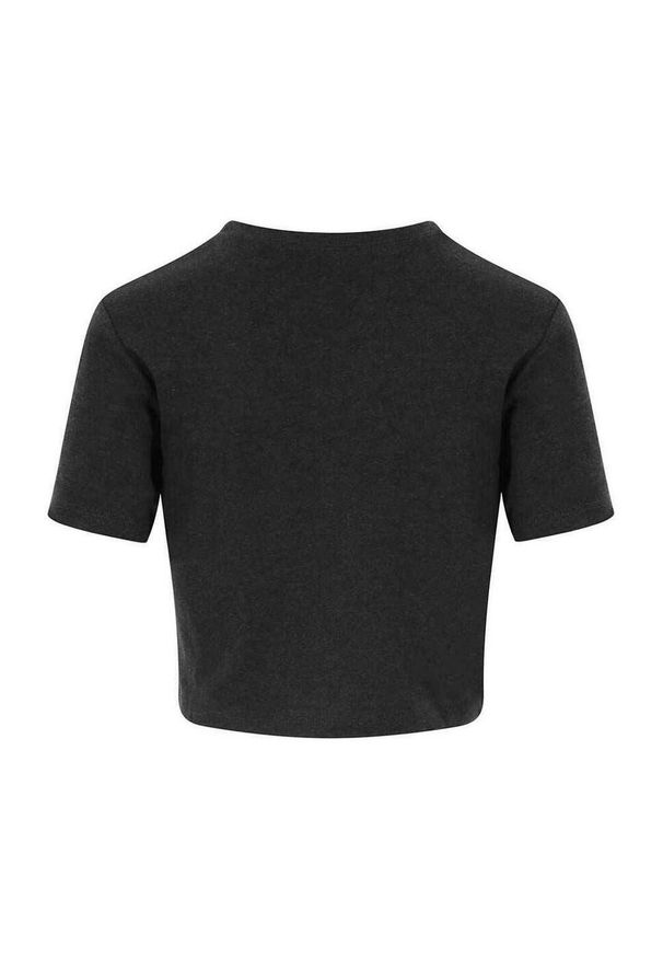 AWDIS - Top Damski / Damski Heather Triblend Crop Top. Kolor: czarny