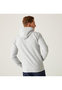 Regatta - Shorebay II Męska bluza z kapturem zapinana na zamek. Typ kołnierza: kaptur. Kolor: szary. Materiał: bawełna, polar. Styl: elegancki, sportowy. Sport: turystyka piesza #2