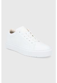 G-Star RAW - G-Star Raw Buty skórzane kolor biały na płaskiej podeszwie. Nosek buta: okrągły. Zapięcie: sznurówki. Kolor: biały. Materiał: skóra. Obcas: na płaskiej podeszwie #3