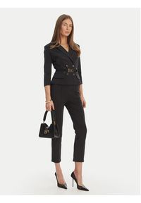 Elisabetta Franchi Spodnie materiałowe PA-132-61E2-V350 Czarny Regular Fit. Kolor: czarny. Materiał: syntetyk #5