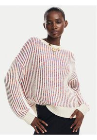 Desigual Sweter Whitehorse 24WWJF34 Écru Regular Fit. Materiał: syntetyk #4