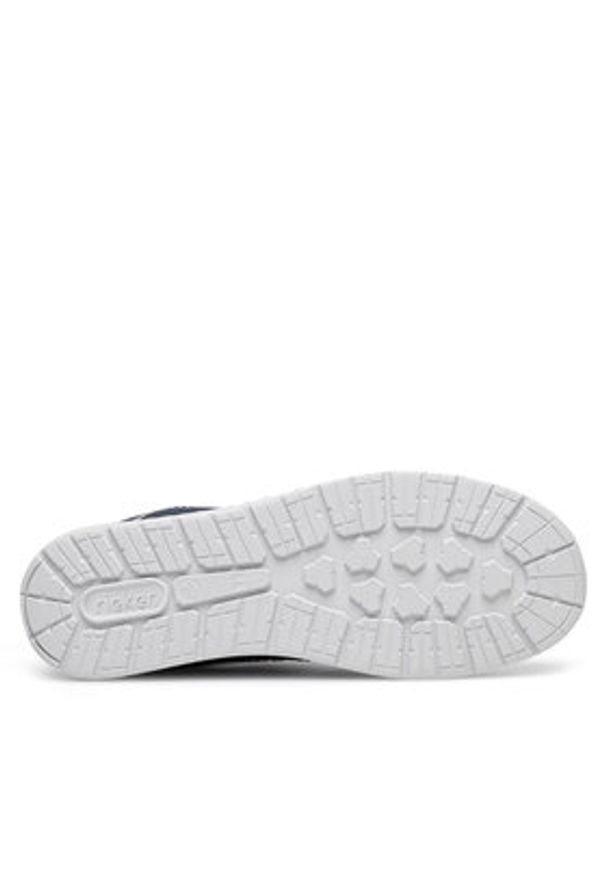 Rieker Półbuty 08665-14 Niebieski. Kolor: niebieski. Materiał: materiał