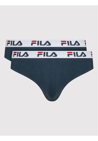 Fila Komplet 2 par slipów FU5015/2 Granatowy. Kolor: niebieski. Materiał: bawełna