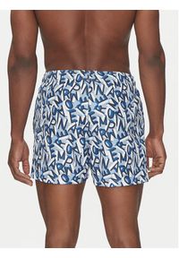 Emporio Armani Underwear Szorty kąpielowe EM000583 AF12337 F9026 Niebieski Regular Fit. Kolor: niebieski. Materiał: syntetyk