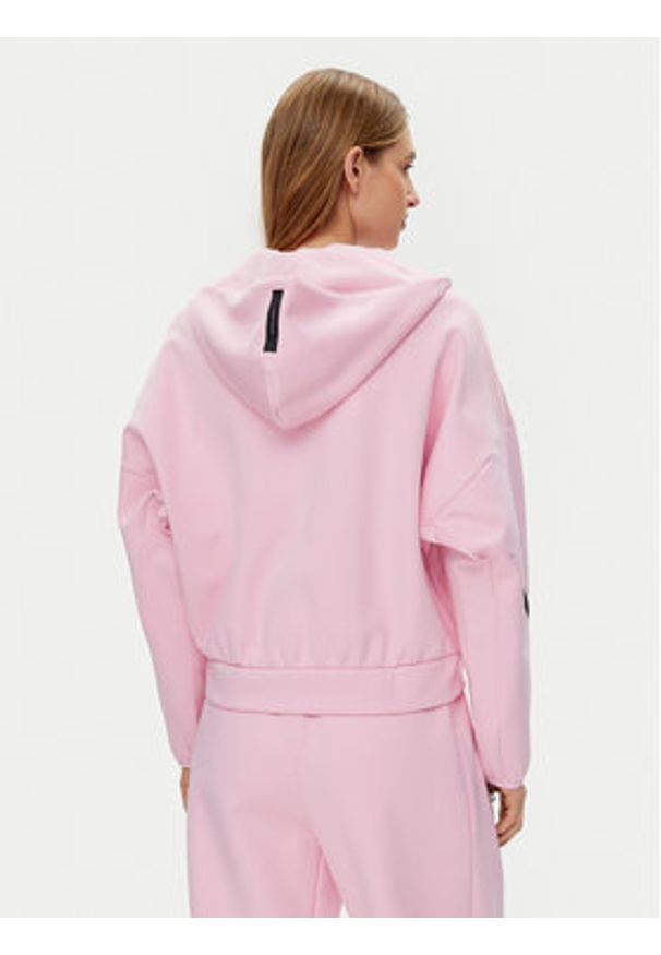 Adidas - adidas Bluza Z.N.E. JC5393 Różowy Loose Fit. Kolor: różowy. Materiał: syntetyk, bawełna