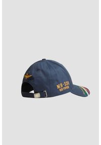 Aeronautica Militare - AERONAUTICA MILITARE Granatowa męska czapka z daszkiem. Kolor: niebieski. Materiał: materiał. Wzór: haft. Styl: casual, klasyczny, sportowy #4