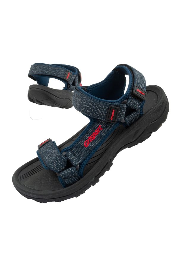 Buty sportowe sandały męskie Grisport. Kolor: niebieski