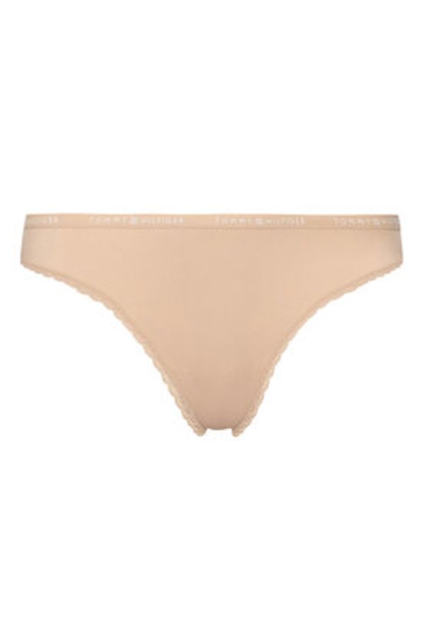 TOMMY HILFIGER - Tommy Hilfiger Komplet 3 par stringów UW0UW05882 Kolorowy. Materiał: syntetyk. Wzór: kolorowy