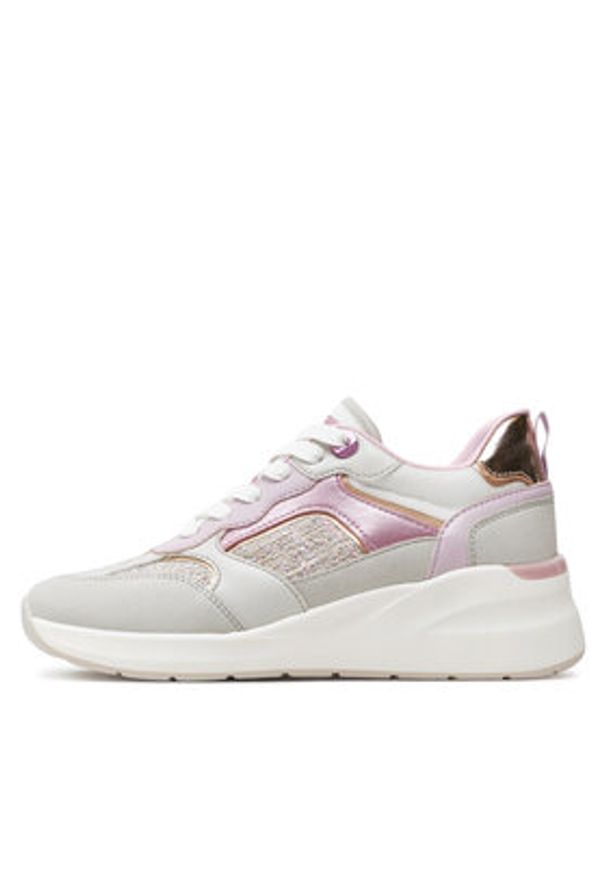 Aldo Sneakersy Ebalaeria 13740458 Srebrny. Kolor: srebrny. Materiał: skóra