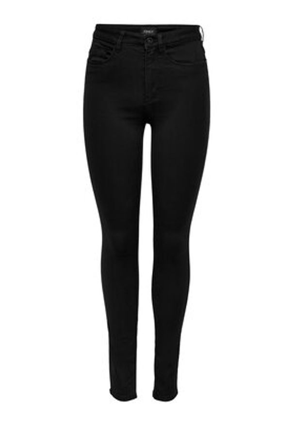 only - ONLY Jeansy Royal 15093134 Czarny Skinny Fit. Kolor: czarny