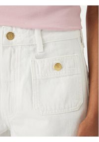 TOMMY HILFIGER - Tommy Hilfiger Szorty jeansowe WW0WW49579 Biały Regular Fit. Kolor: biały. Materiał: bawełna #5