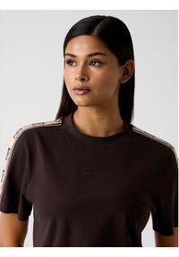 Guess T-Shirt 144851 Brązowy Classic Fit. Kolor: brązowy #2