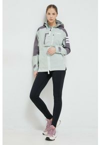adidas TERREX kurtka outdoorowa Xploric kolor zielony. Kolor: zielony. Materiał: tkanina, materiał. Długość: długie #3
