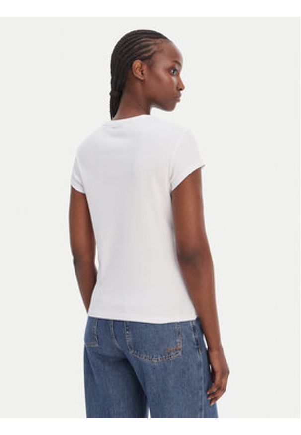 BOSS T-Shirt C_Ecute 50554675 Biały Slim Fit. Kolor: biały. Materiał: bawełna