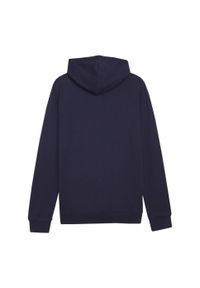 Puma - Męska Bluza Z Kapturem Team Goal Casual. Typ kołnierza: kaptur. Kolor: niebieski
