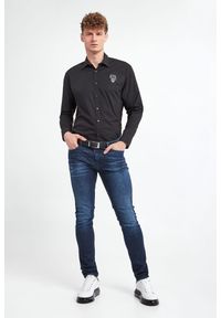 Karl Lagerfeld - Koszula męska KARL LAGERFELD. Materiał: bawełna. Wzór: nadruk. Styl: klasyczny