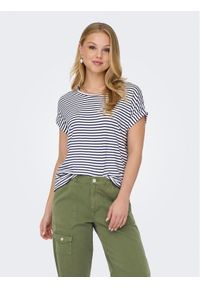 only - ONLY T-Shirt Moster 15206243 Biały Regular Fit. Kolor: biały. Materiał: wiskoza #1