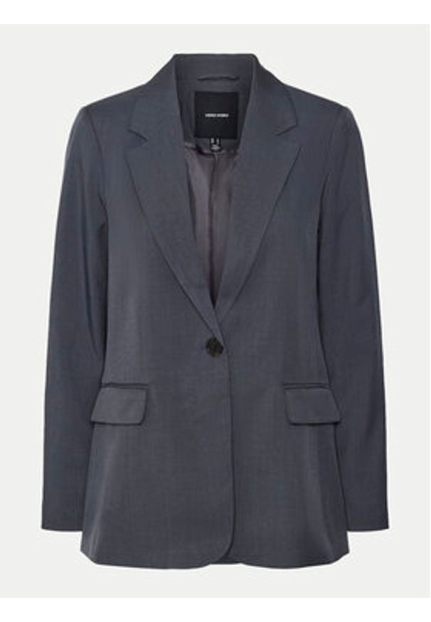 Vero Moda Marynarka Rita 10301699 Szary Loose Fit. Kolor: szary. Materiał: syntetyk