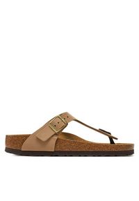 Birkenstock Japonki Gizeh 1019014 Beżowy. Kolor: beżowy. Materiał: skóra, nubuk #3