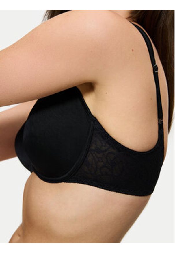 Triumph Biustonosz z fiszbiną Comfort Minimizer 10166827 Czarny. Kolor: czarny. Materiał: syntetyk