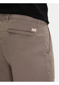 BOSS - Boss Szorty materiałowe Chino-Slim-Shorts 50513035 Brązowy Slim Fit. Kolor: brązowy. Materiał: bawełna